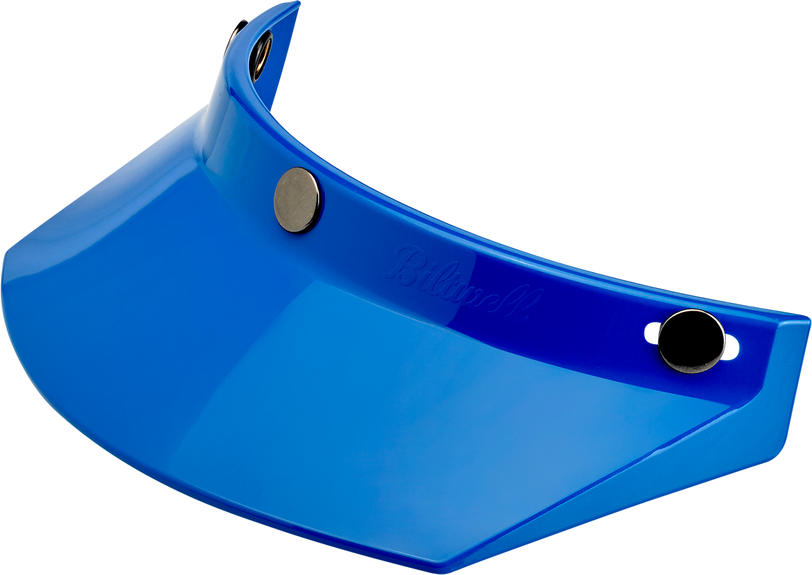 BILTWELL Moto 3-Snap Visor - Blue 2002-564