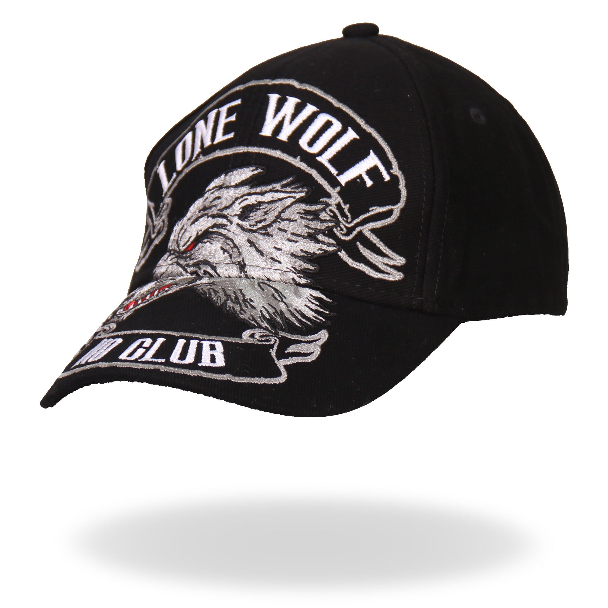 BCA1030 Lone Wolf No Club Ball Cap