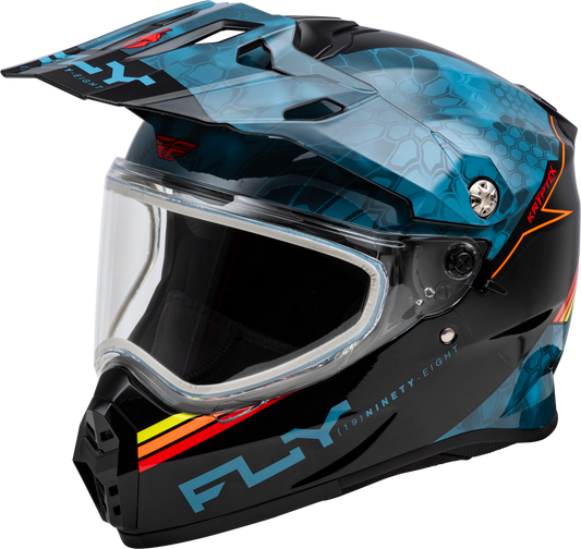 Fly Racing Trekker Cw Conceal Helmet Dual Shld Slate/Black/Red Xs 73-31359XS