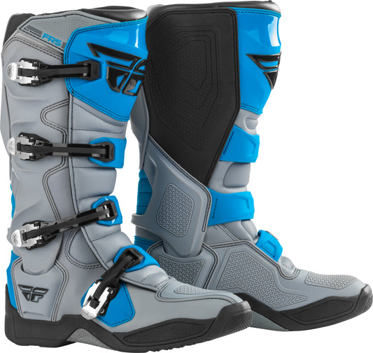 Fly Racing Fr5 Boots Grey/Blue Sz 07 364-71107