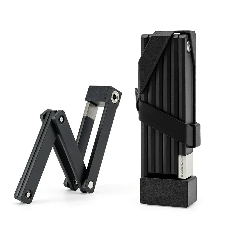 Mini Folding Bike Lock with Mount Bracket