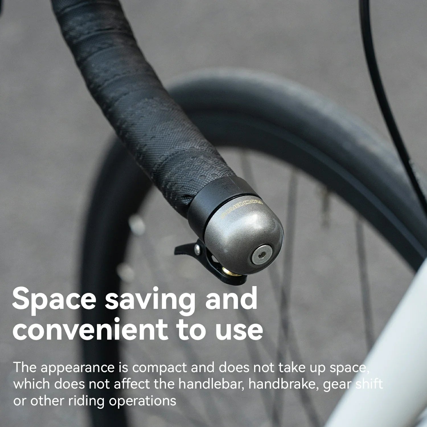 Bicycle Handlebar End Plug Bell 80dB Copper Alloy