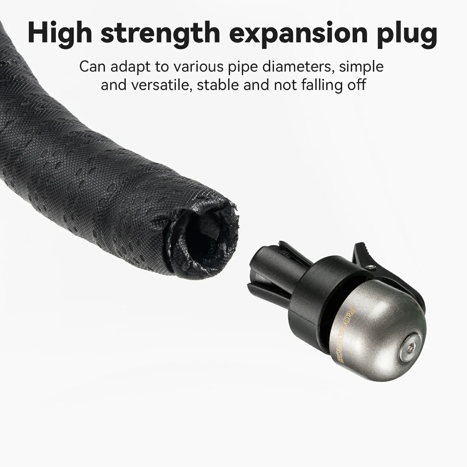 Bicycle Handlebar End Plug Bell 80dB Copper Alloy