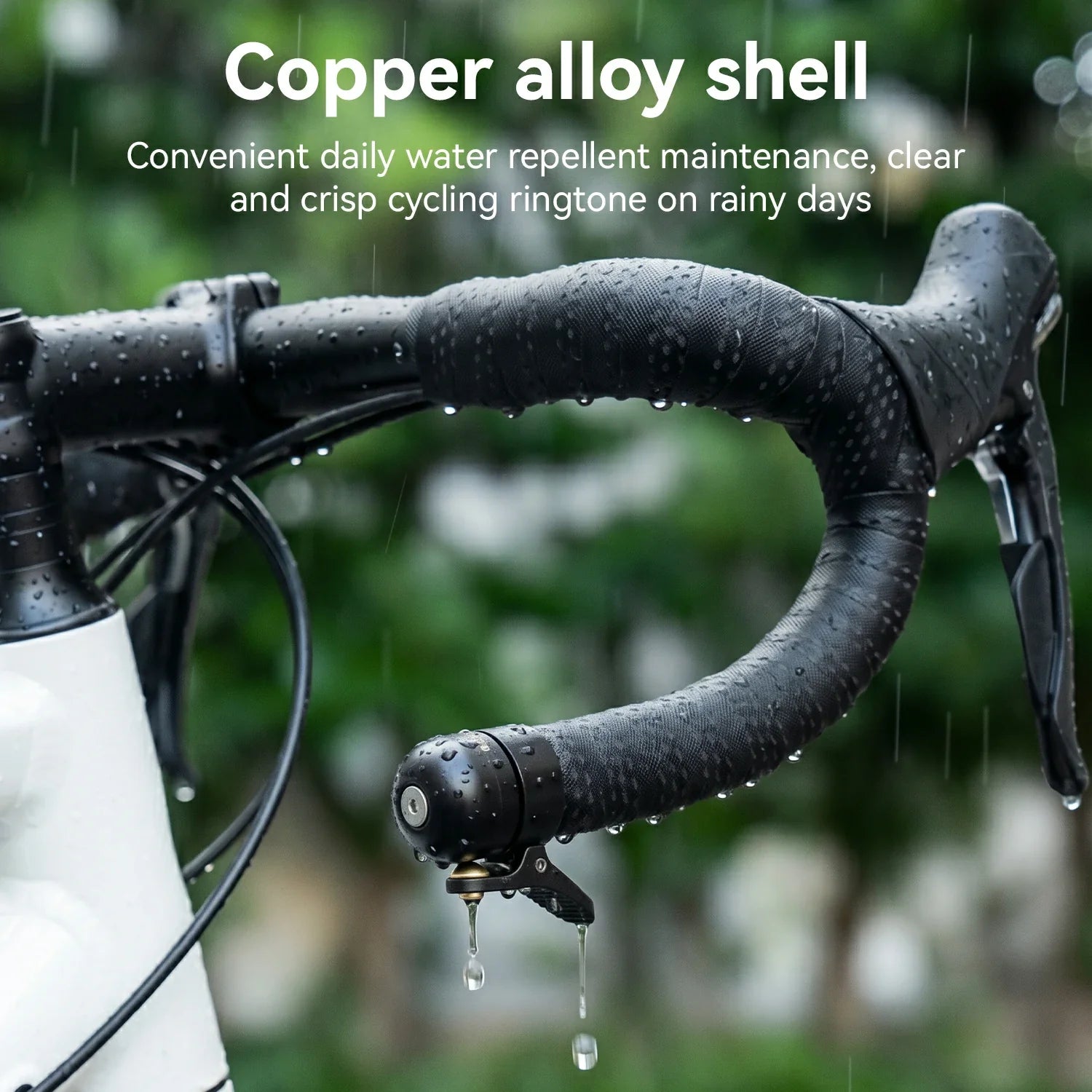 Bicycle Handlebar End Plug Bell 80dB Copper Alloy