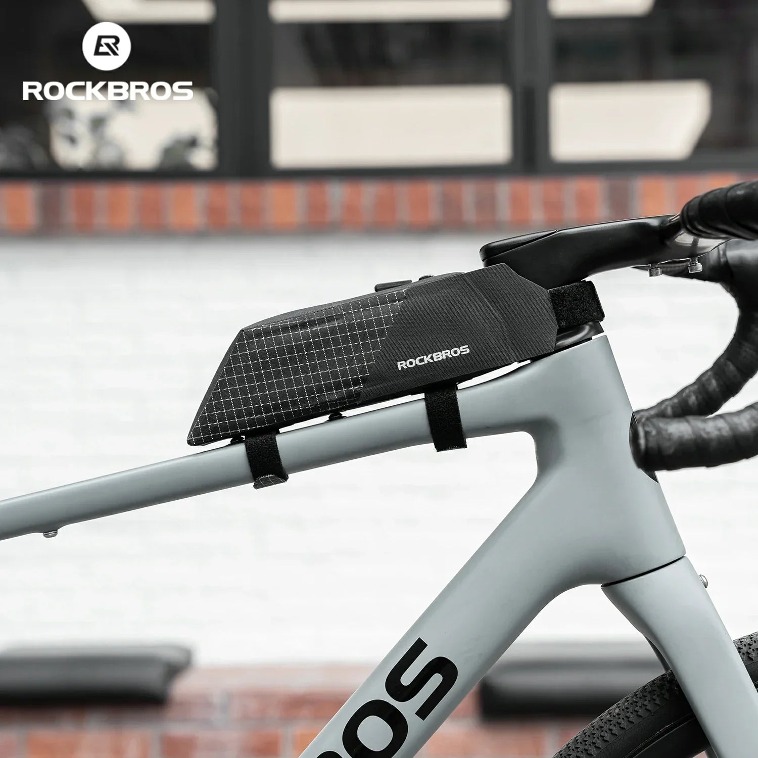 100% Waterproof Bike Frame Storage Bag Top Tube Bag 0.6L