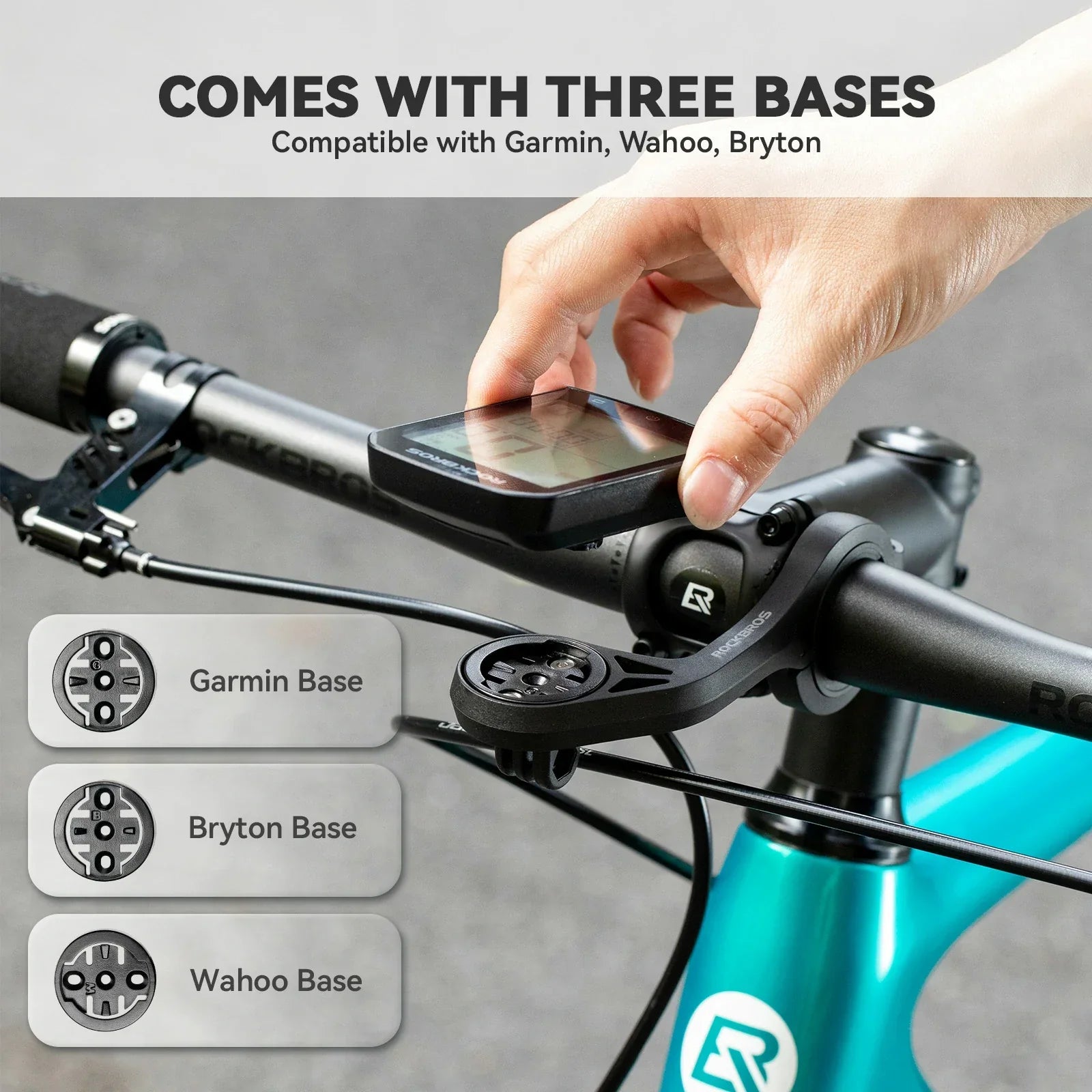 Bike Computer Mount Compatible with GPS Devices