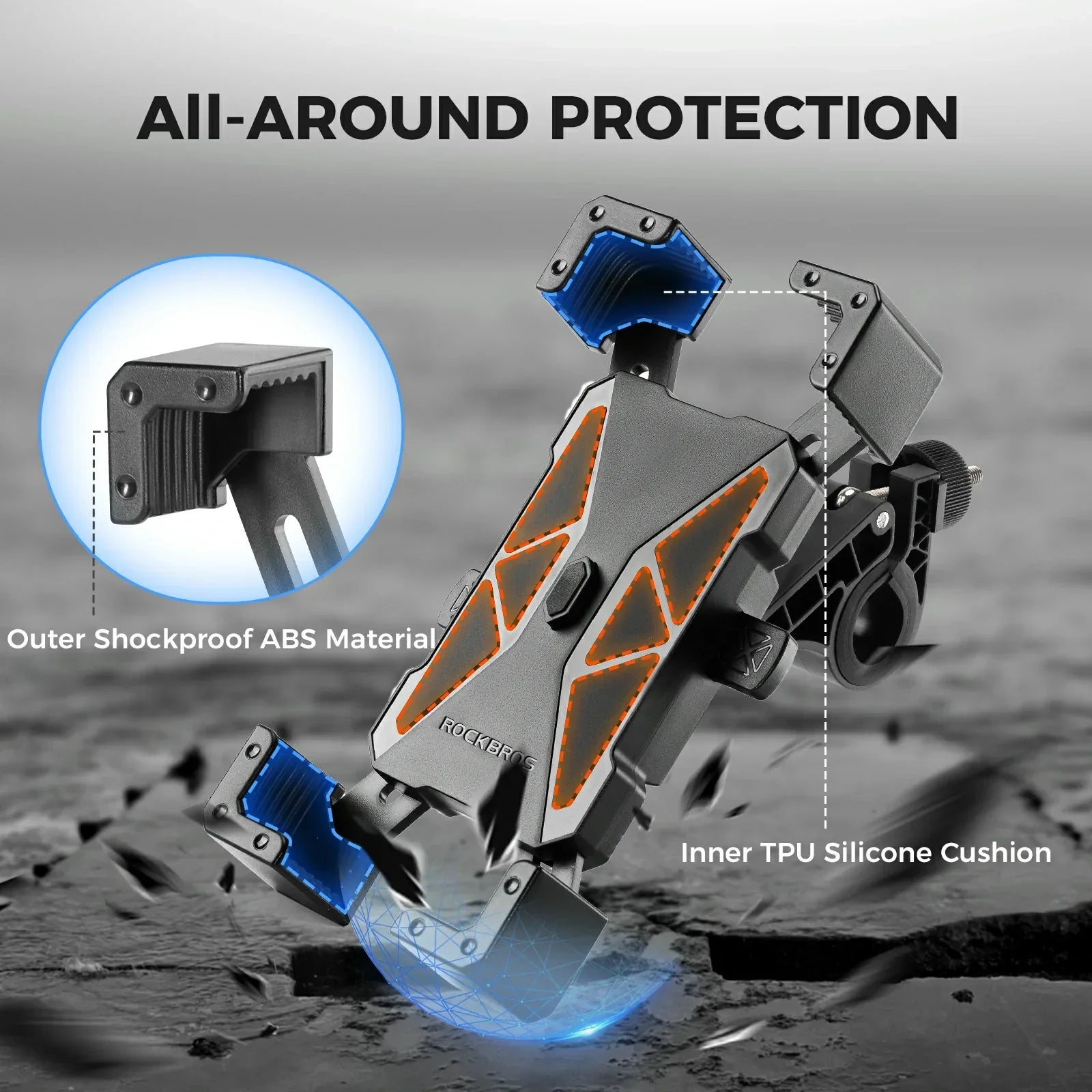Bike Phone Holder 360° Rotation