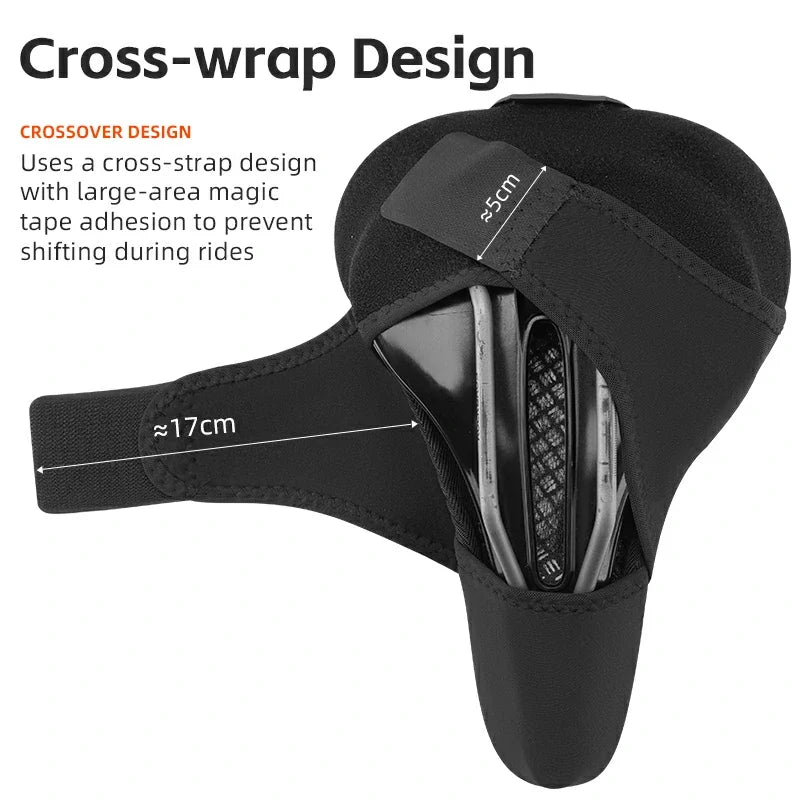 Bike Seat Cover 3D Printed Shock Absorption Cushion Pad