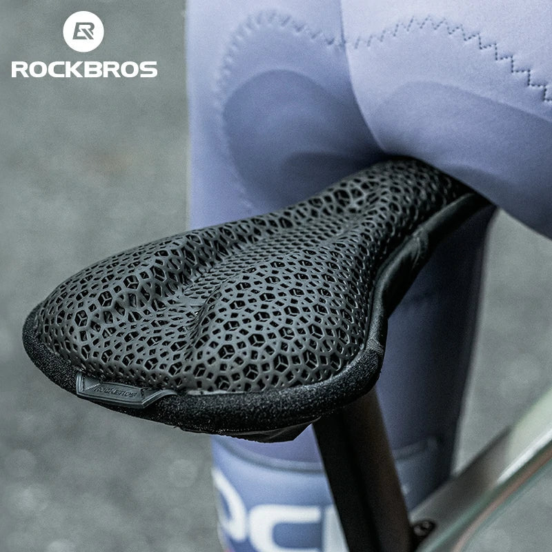 Bike Seat Cover 3D Printed Shock Absorption Cushion Pad