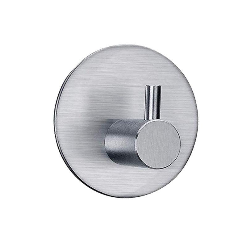 Black Robe Hook Wall Hook Towel Hook for Bathroom Stainless Steel Coat Hook Rustproof Hook Hanger for Kitchen Hardware Stainless Steel Hooks Waterproof and Oilproof Bathroom Kitchen Self Adhesive Hooks for Hanging Coat Hat Towel