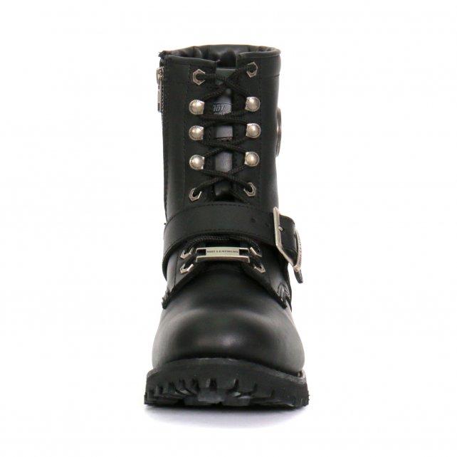 BTL1001 Ladies 7-inch-Tall Logger Leather Boots with Buckle