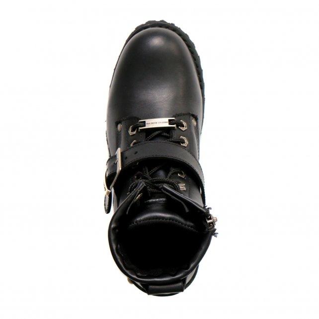 BTL1001 Ladies 7-inch-Tall Logger Leather Boots with Buckle