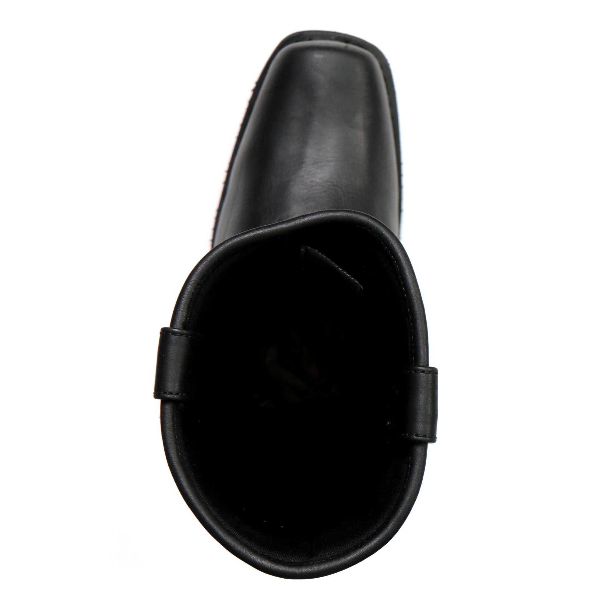 BTM1016 Men's Classic Black 11-inch Harness Leather Boots