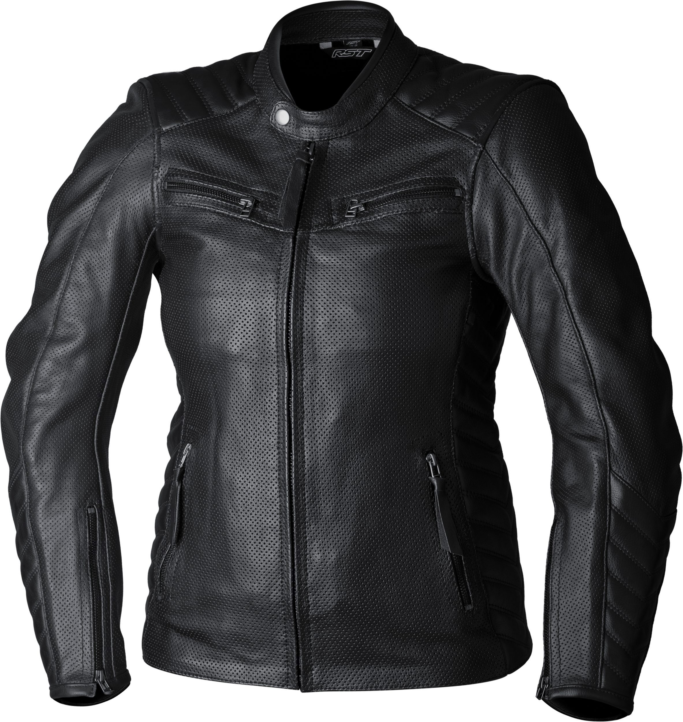 IN STOCK RST Ladies Roadster Air Ce Jacket Black Leather Lg 556-3538014