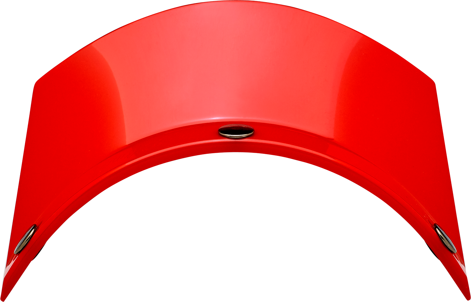 BILTWELL Moto 3-Snap Visor - Red 2002-563