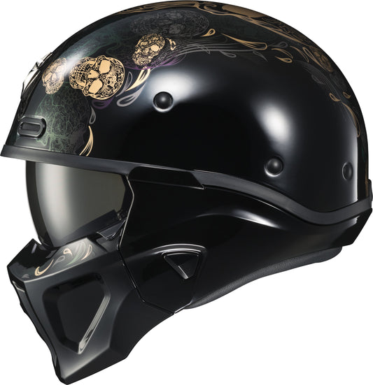 Covert X Open-Face Helmet Kalavera Lg