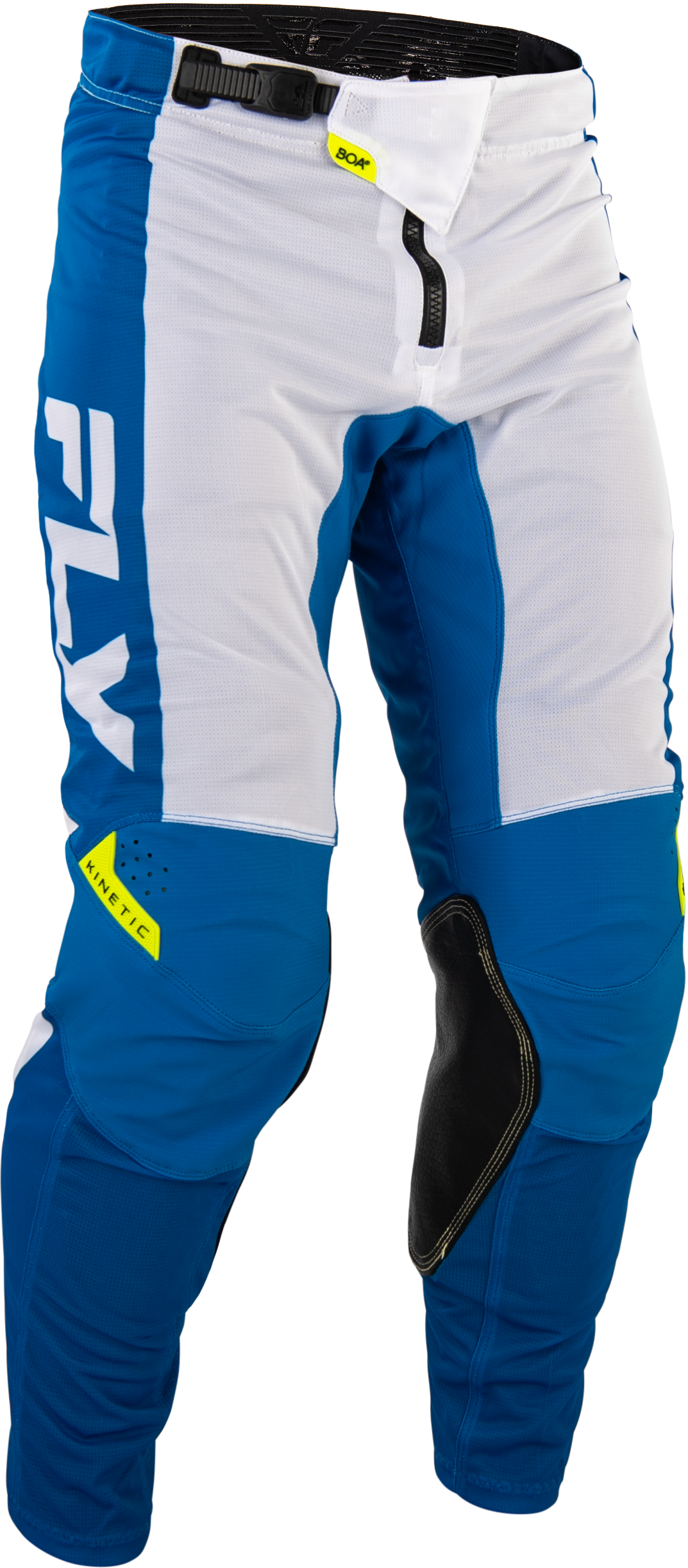 Fly Racing Kinetic Mesh Pants Blue/White/Hi-Vis Sz 32 380-32432