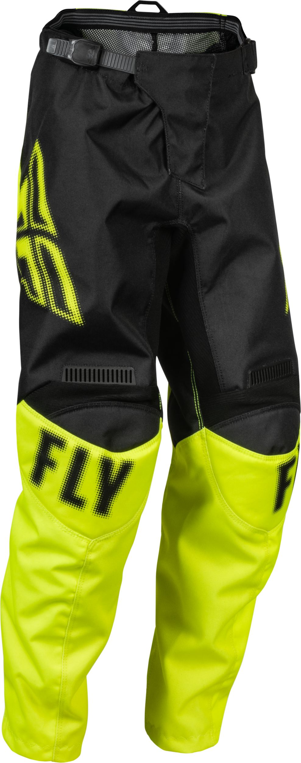 Fly Racing Youth F-16 Pants Black/Hi-Vis Sz 26 376-23026