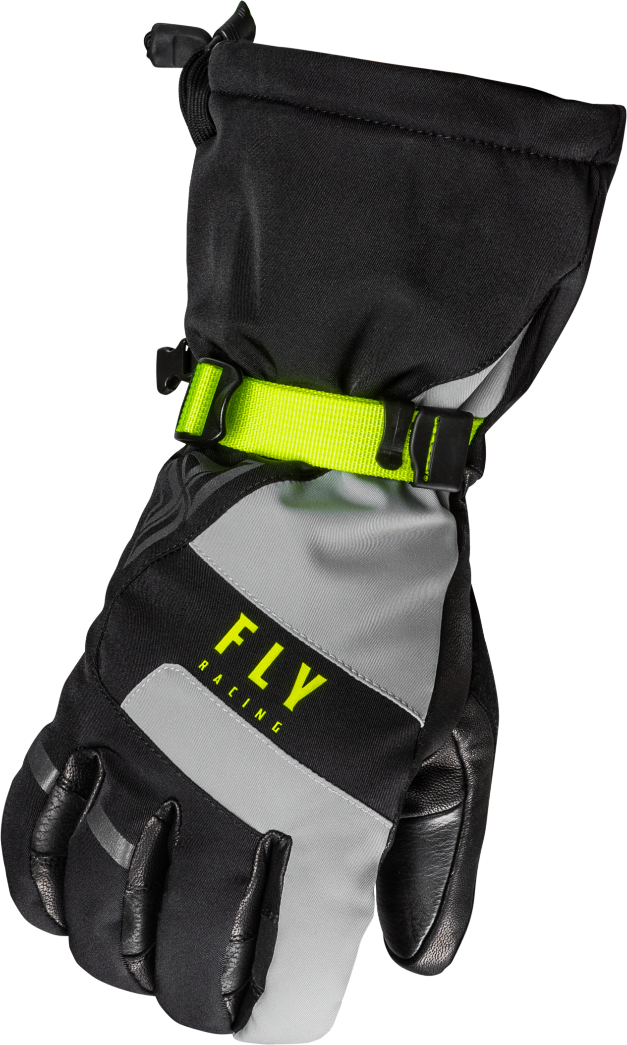Fly Racing Highland Gloves Black/Grey/Hi-Vis 2x 363-39512X