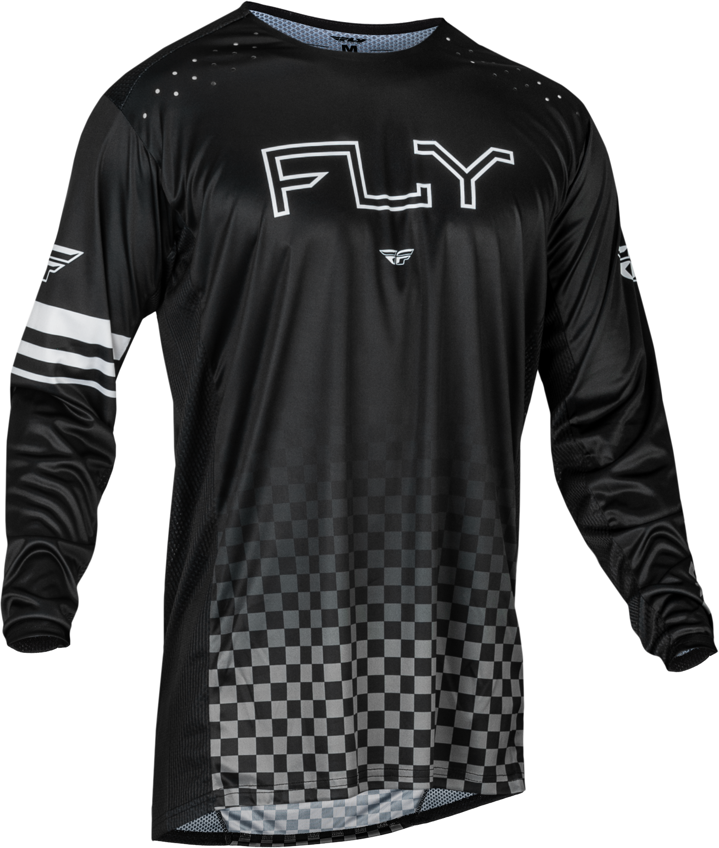 Fly Racing Rayce Bicycle Jersey Black Md 377-050M