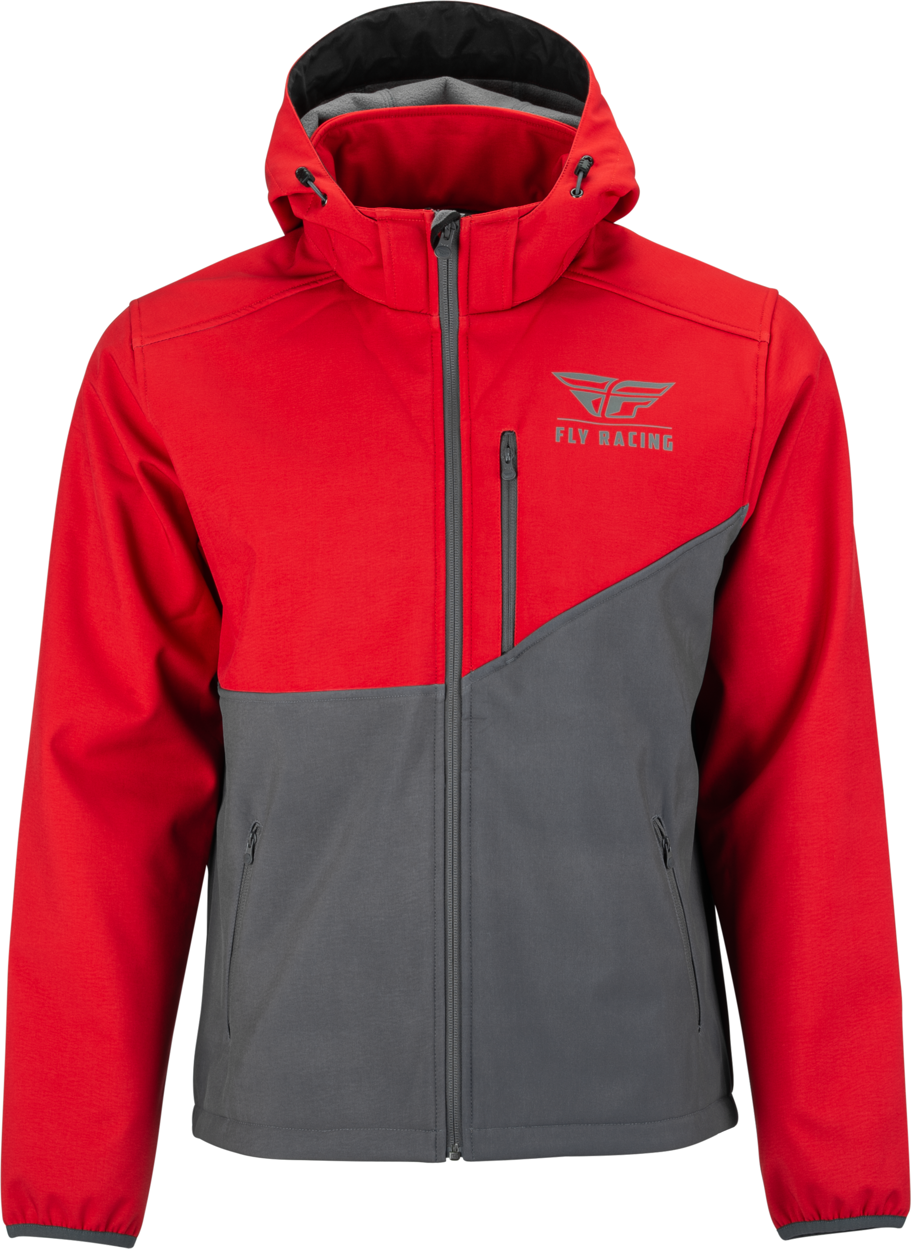 Fly Racing Checkpoint Jacket Grey/Red 2x 354-63842X