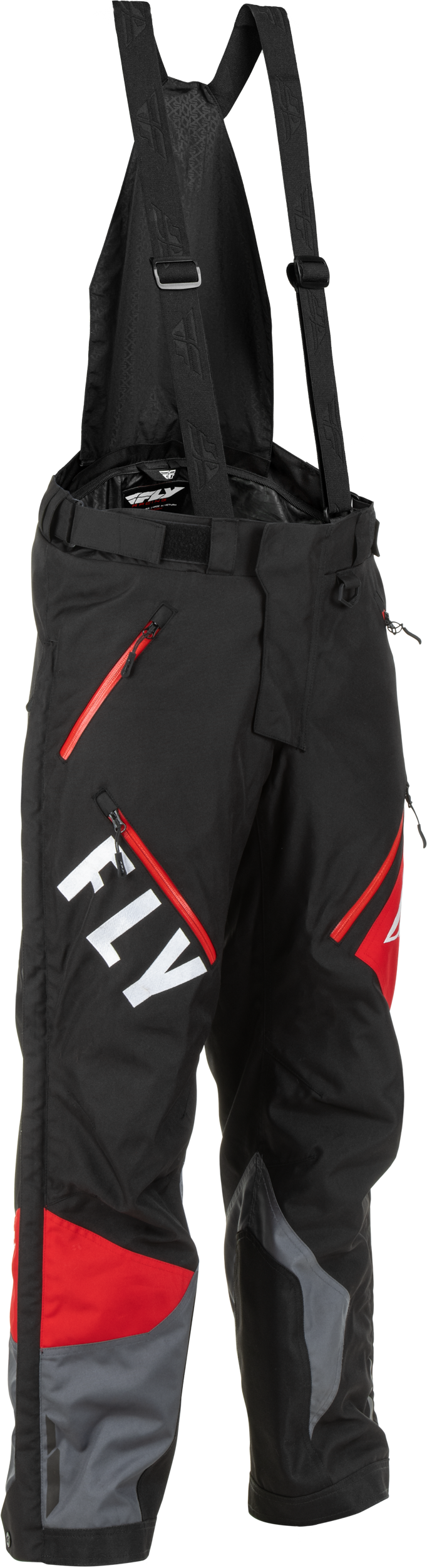 Fly Racing Snx Pro Pants Black/Grey/Red Lg 470-4257L