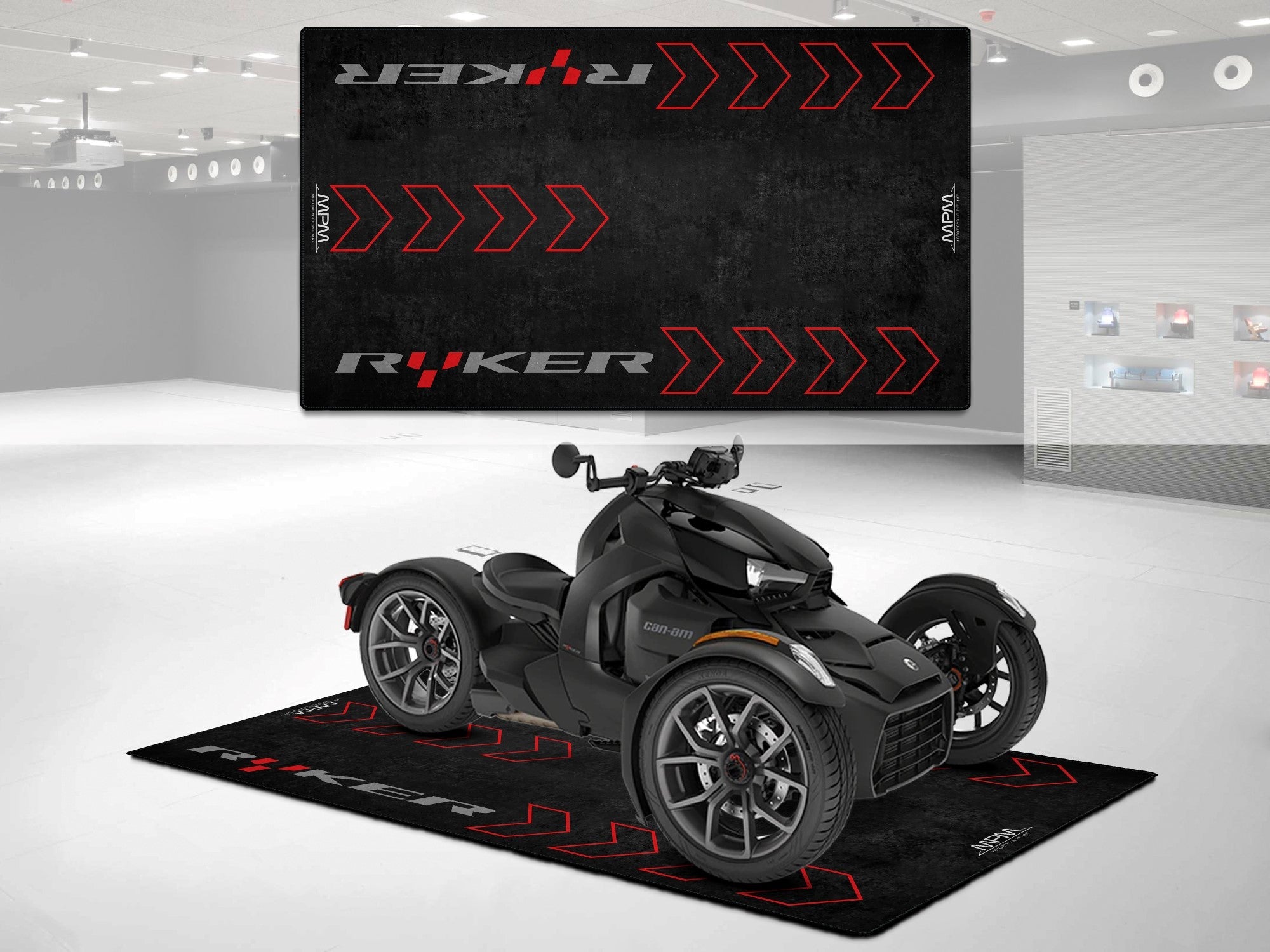MPM Motorcycle Mat for Can-Am Ryker - MM7221