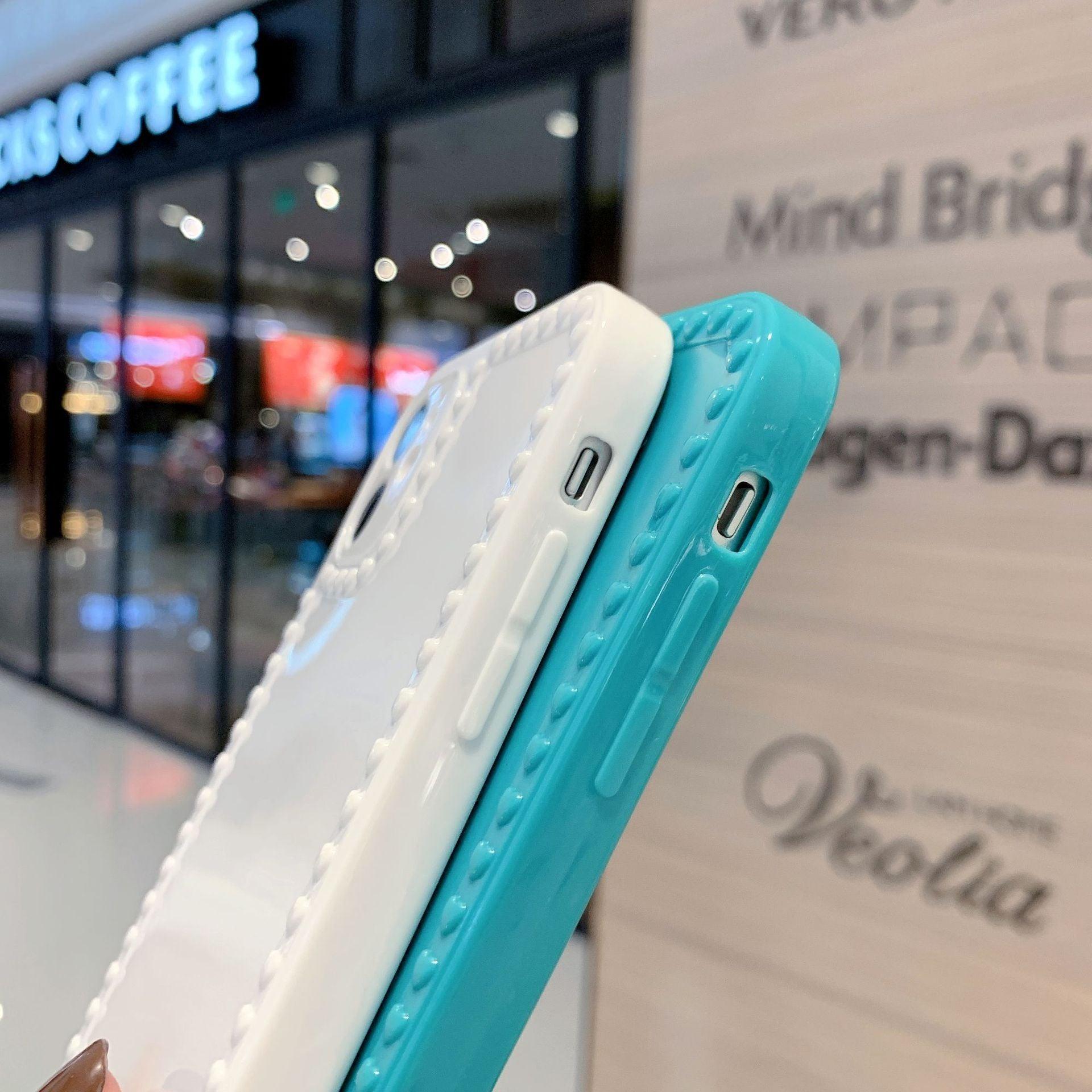 Candy Color Cute Shockproof Phone Case For iPhone 11 Pro Max Mini 7 8 Plus XR XS MAX Full Lens Soft Cover Cute And Fashionable Colorful Translucent Soft Silicone Case