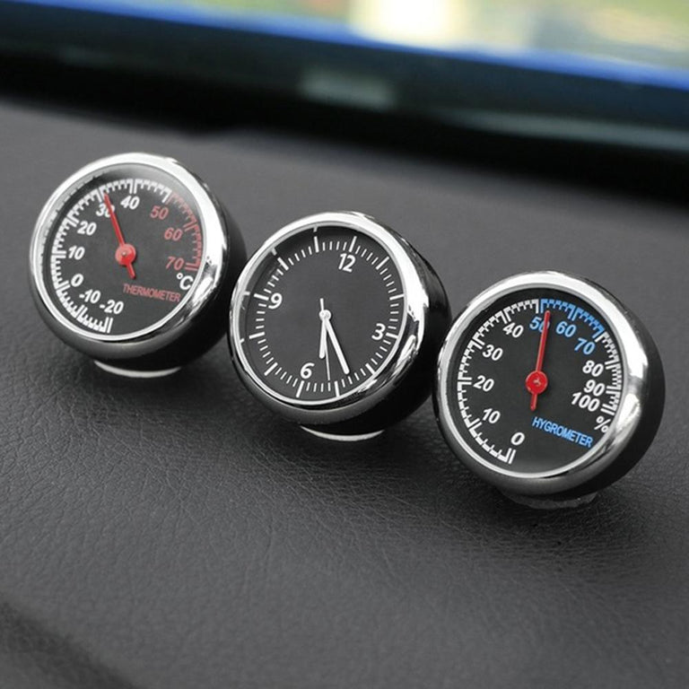 Car Interior Mini Quartz Watch Clock Mini Clock Car Dashboard Clocks L ...