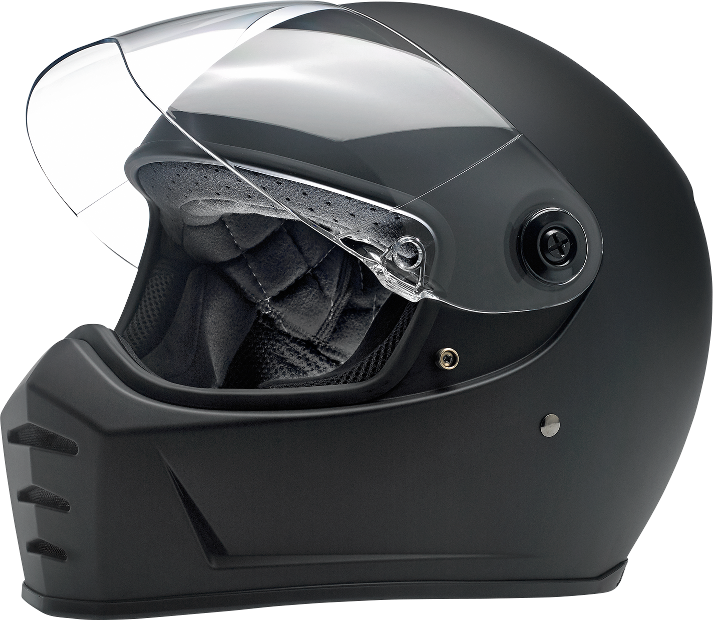BILTWELL Lane Splitter Helmet - Flat Black - Small 1004-201-102
