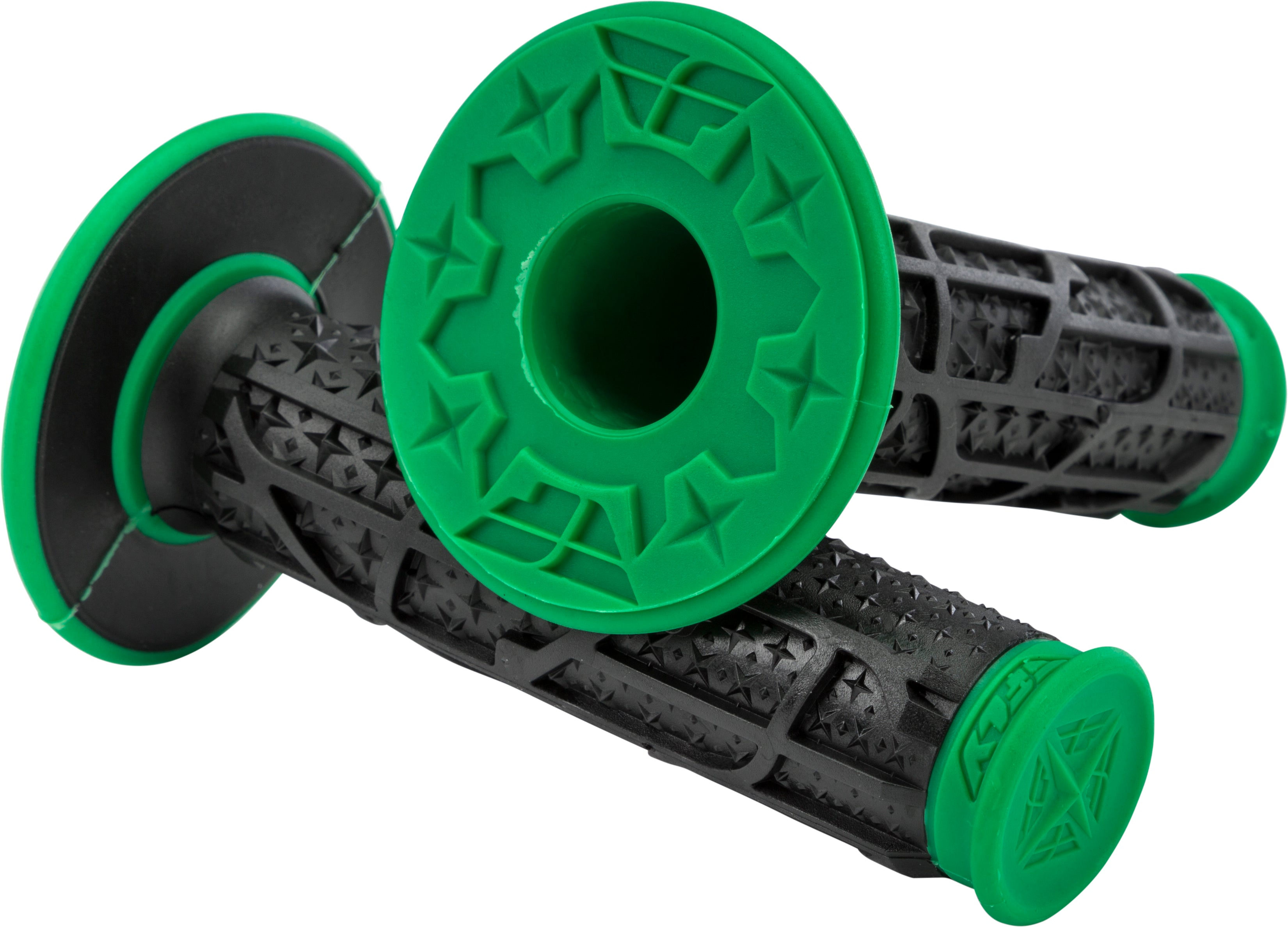 Fly Racing Pilot Ii Mx Grips Green/Black 24-1145