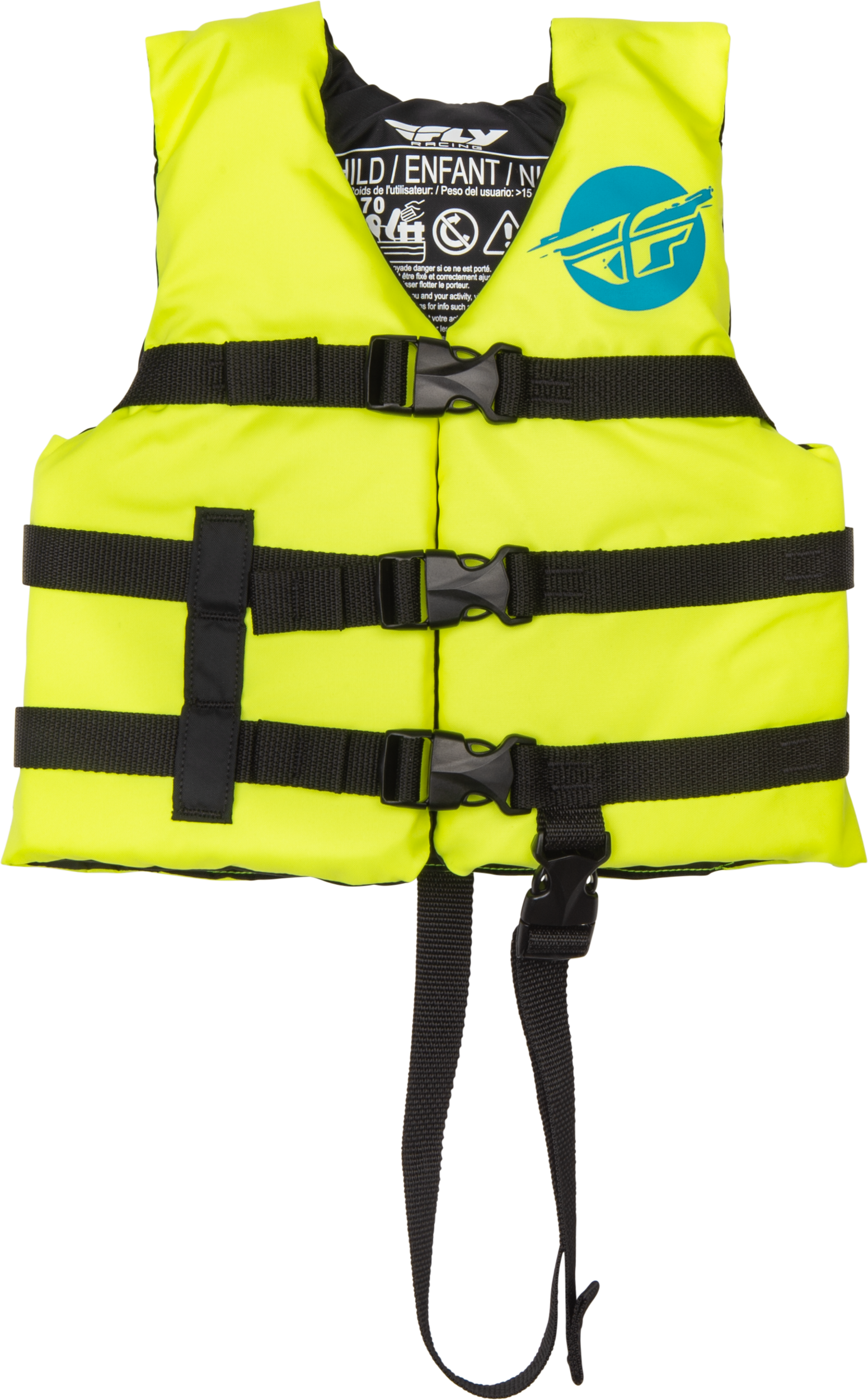 Fly Racing Child Flotation Vest Hi-Vis/Blue 221-30321