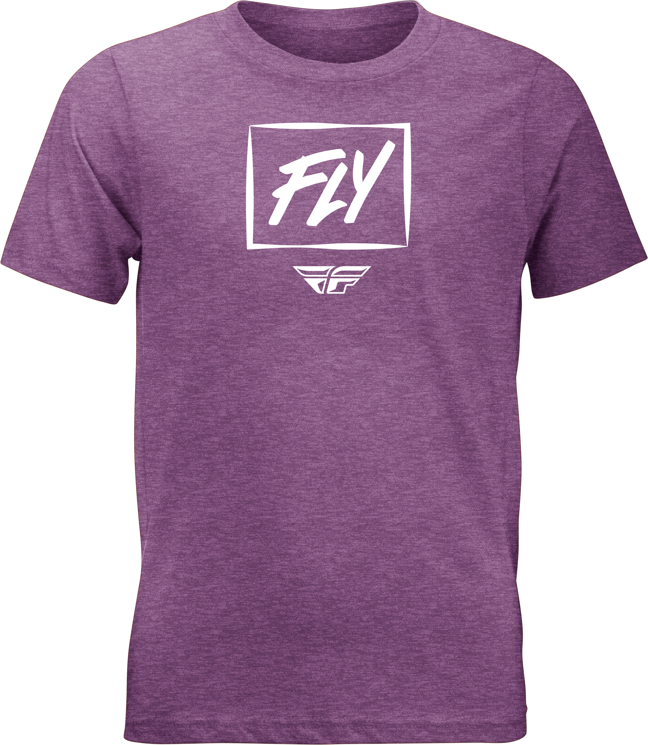 Fly Racing Youth Fly Zoom Tee Purple Heather Yl 356-0078YL