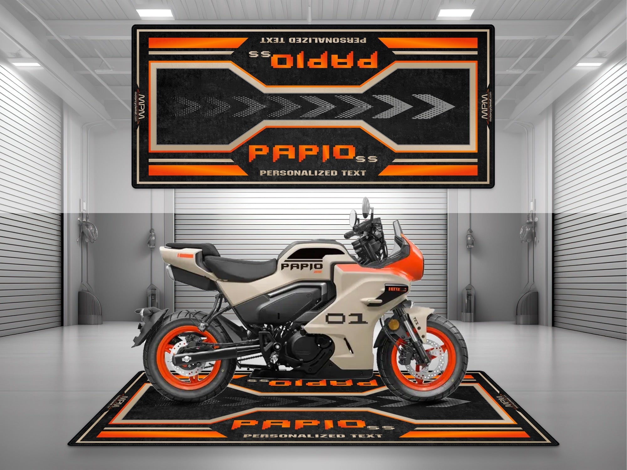 MPM Motorcycle Mat for CF Moto Papio SS - MM4298