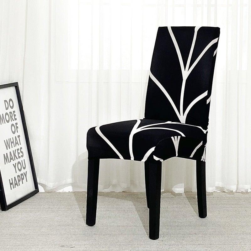 Chair Covers For Dining Room Stretch Spandex Removable Washable Anti-dust Seat Slipcover Multicolor  Chair covers  Chair Covers For Dining Room With Printed Patterns Easy Slip-on Stretchy Dining Room Chair Covers
