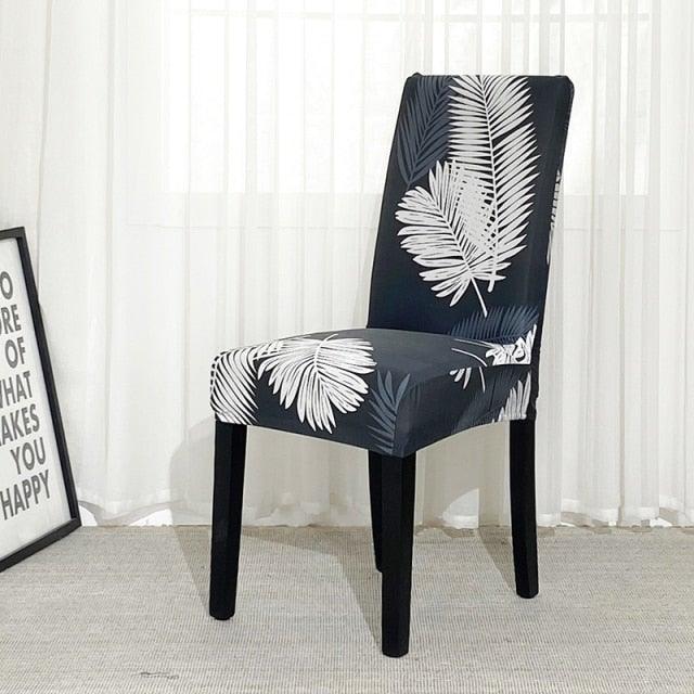 Chair Covers For Dining Room Stretch Spandex Removable Washable Anti-dust Seat Slipcover Multicolor  Chair covers  Chair Covers For Dining Room With Printed Patterns Easy Slip-on Stretchy Dining Room Chair Covers