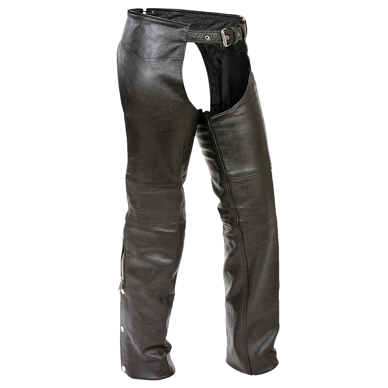 CHK1001 Kid’s/Children Classic Black Leather Chaps