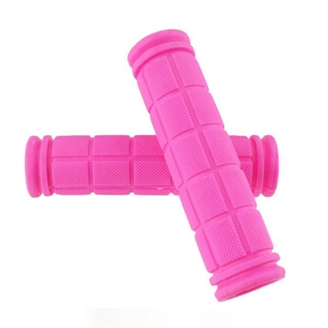 Colorful Cycling Handlebar Cover Bicycle Scooter Handle Bar Rubber Soft Durable Non-Slip End Grip Mountain Road Bicycle Handlebar Grips Specialized Replacement Bike Grips For Beach Scooter Mountain Bicycle
