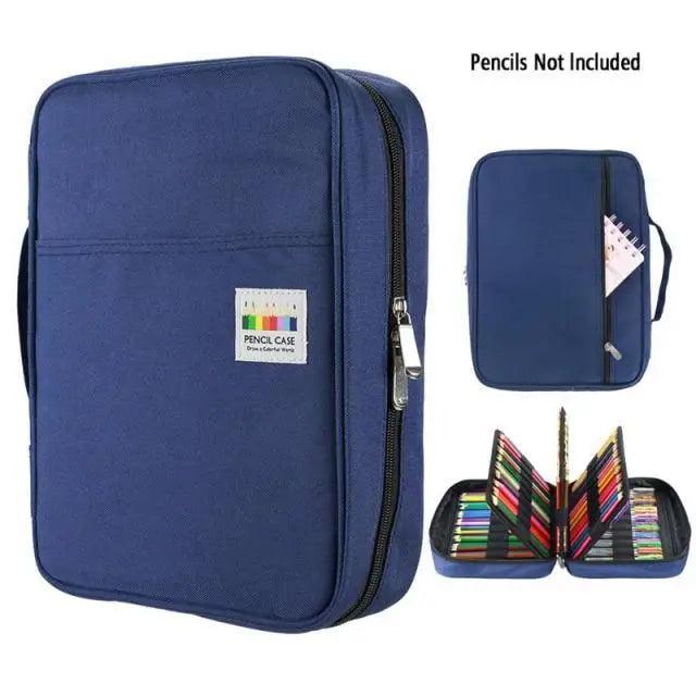 Colorful Large Capacity Pencil Bag Organizer Portable Multilayer Holder  Big Pencil Bag
