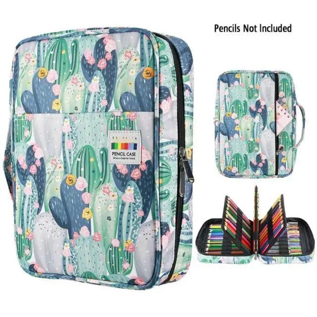 Colorful Large Capacity Pencil Bag Organizer Portable Multilayer Holder  Big Pencil Bag