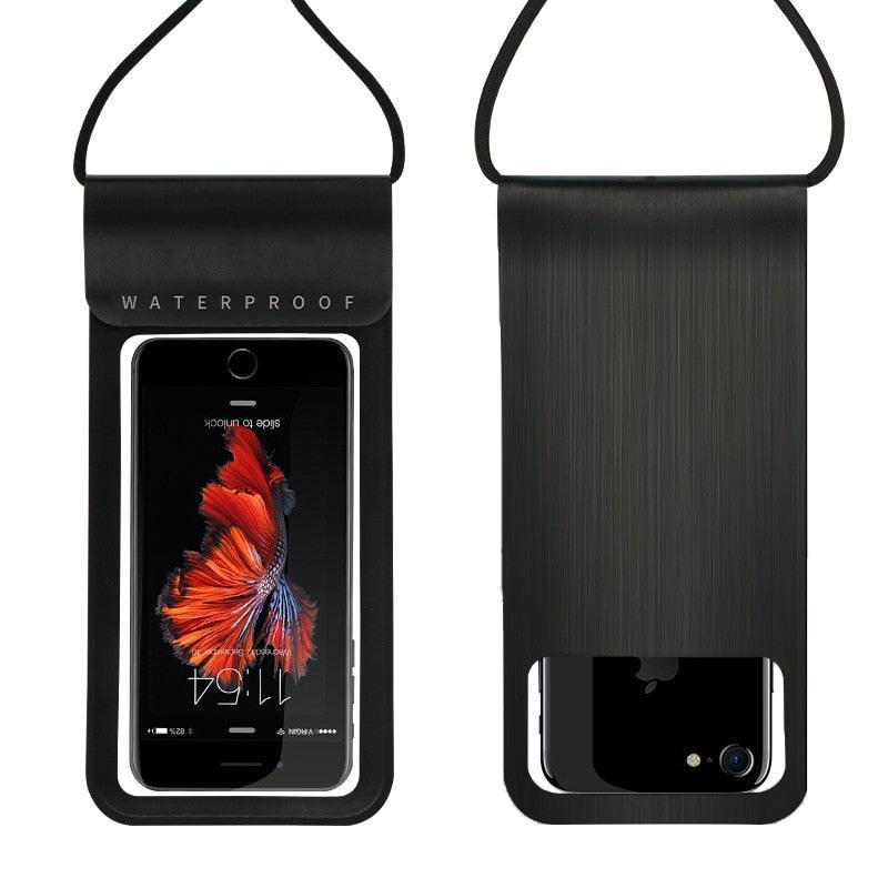 Colorful Universal Waterproof Case For iPhone 12 11 13 Pro Max X Water Proof Bag Mobile Phone Cover Universal Waterproof Phone Pouch for iPhone With Long Lanyard Lightweight Phone Case For Summer