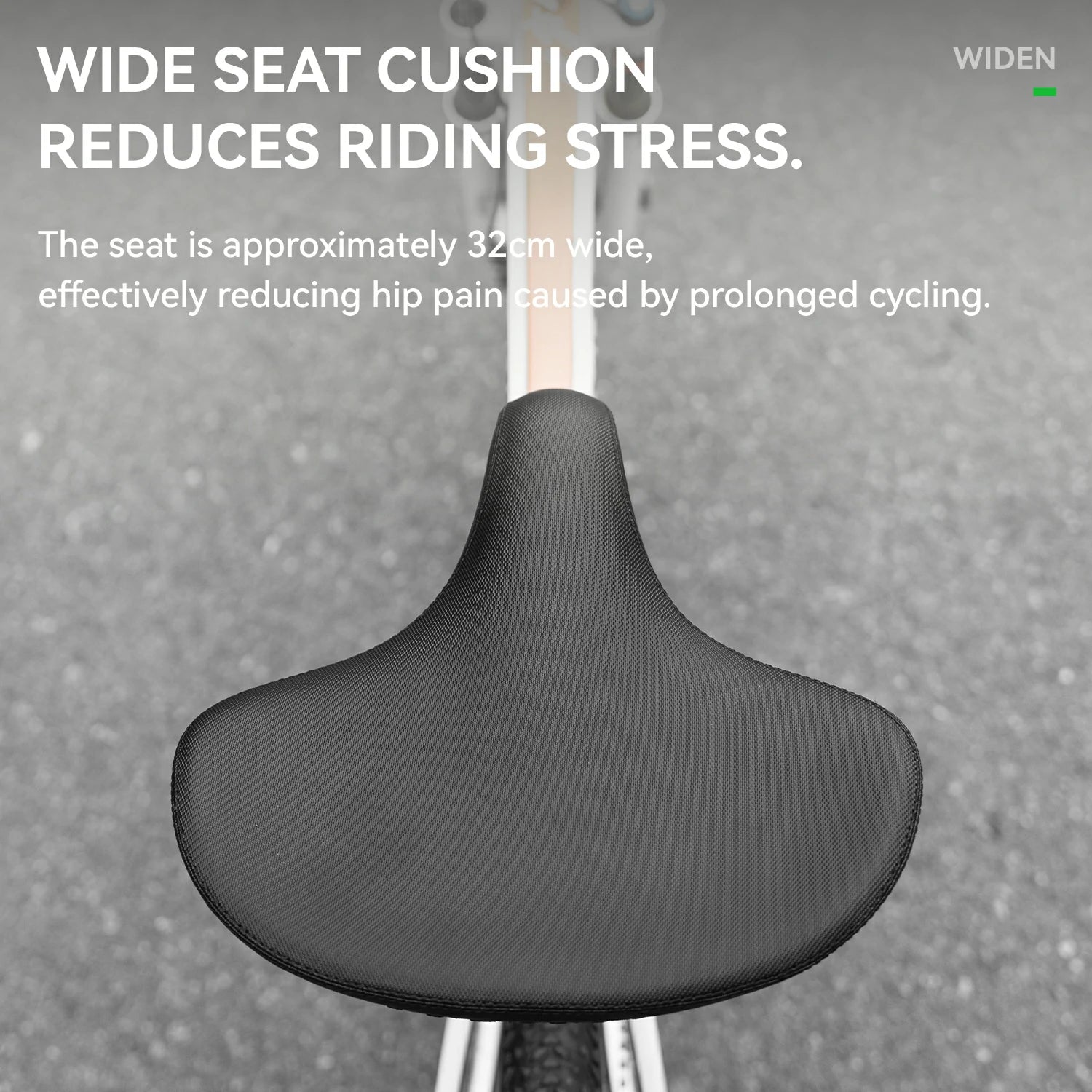 Comfort Bike Seat Cushion Extra Wide and Thick