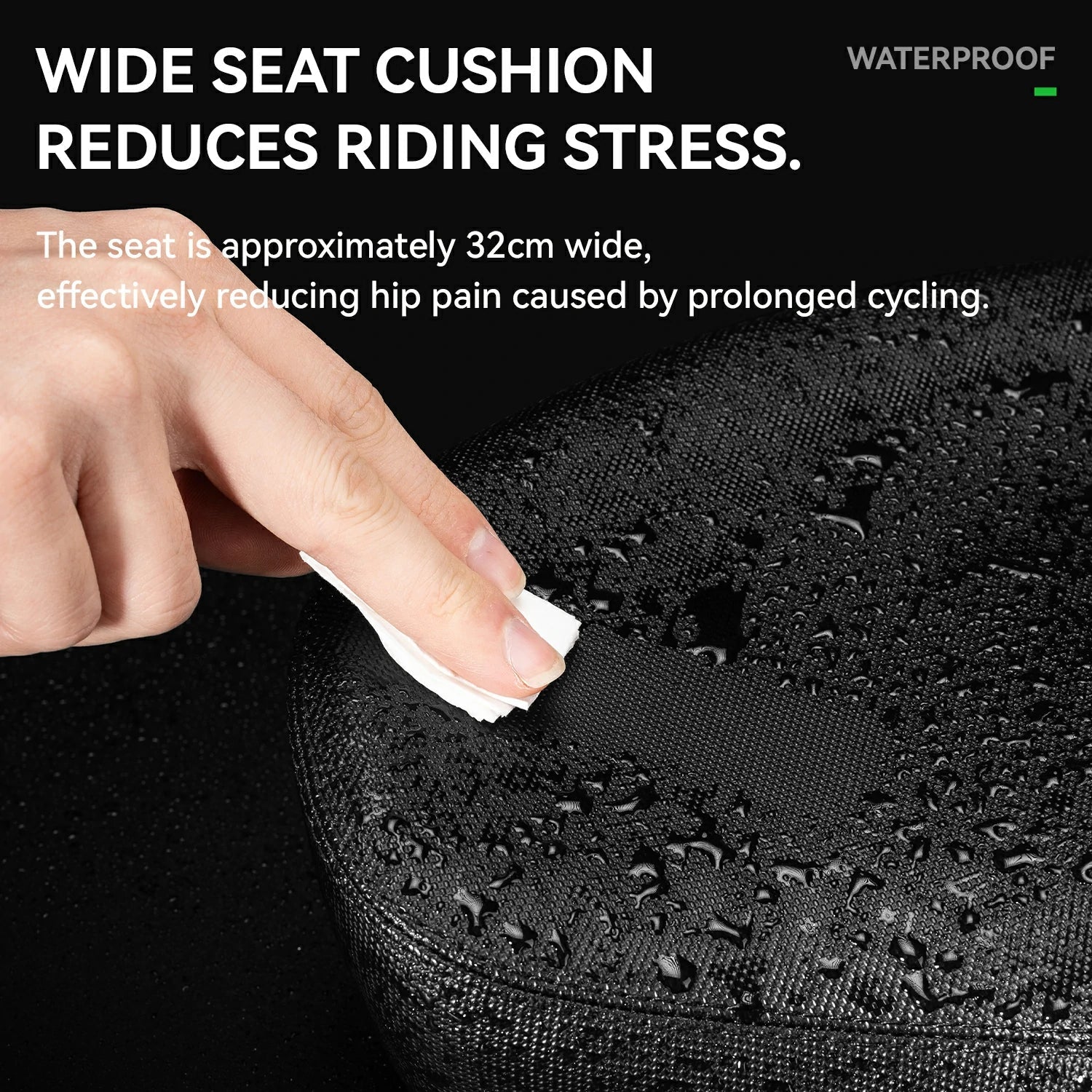 Comfort Bike Seat Cushion Extra Wide and Thick