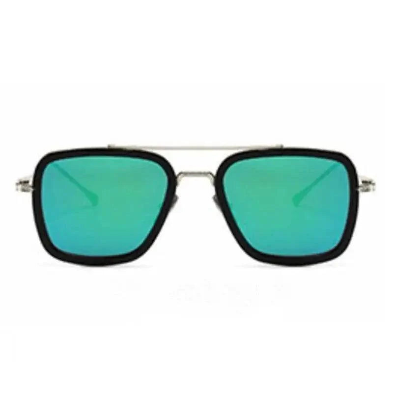 Cool Glasses Modern  Elegant Cosplay Vintage Retro  Sunglasses Vintage Aviator Square Sunglasses for Men Gold Frame Retro  Classic Sunglasses