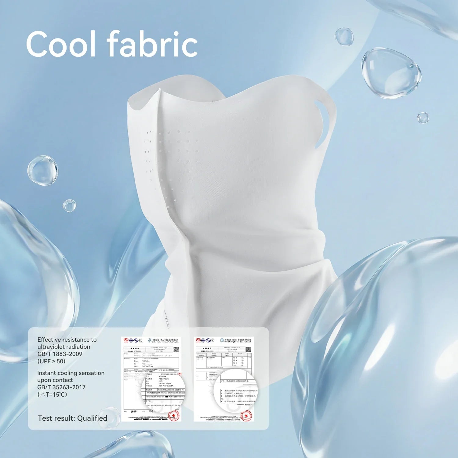 Cooling Face Mask Neck Gaiter for Cycling & Outdoor