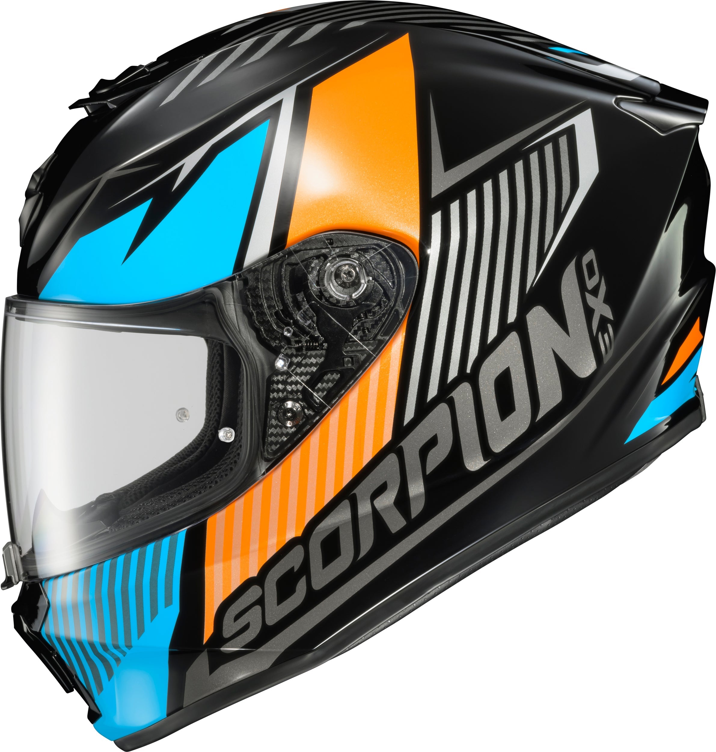 Exo-R330 Full-Face Helmet Hawker Light Blue Md