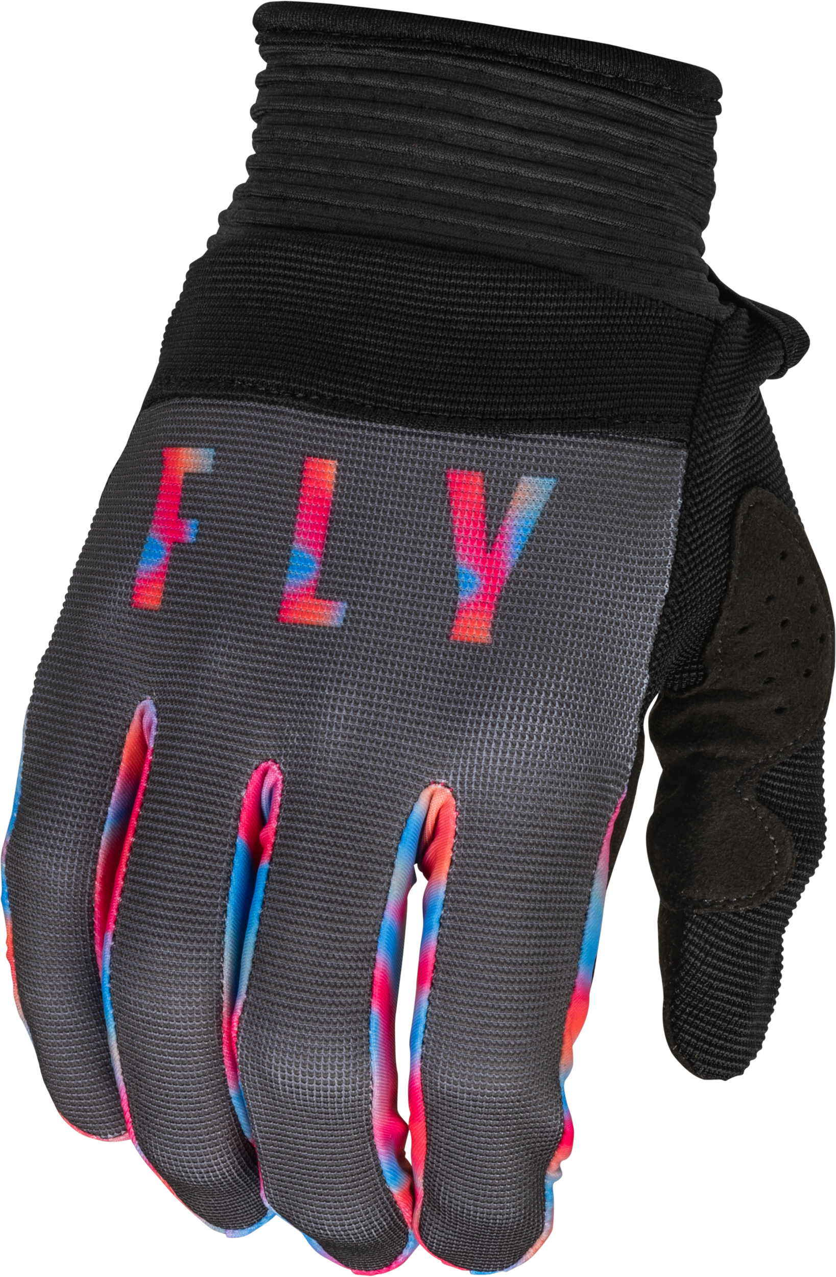 Fly Racing Youth F-16 Gloves Grey/Pink/Blue Yl 376-811YL
