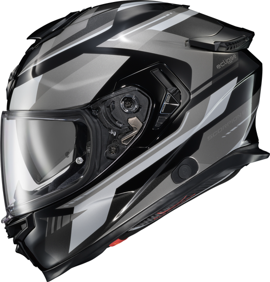 Exo-Eclipse Full Face Helmet Lunar White/Black Xl