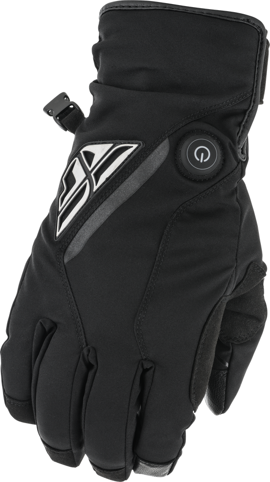 Fly Racing Title Heated Gloves Black Xs 476-2931XS