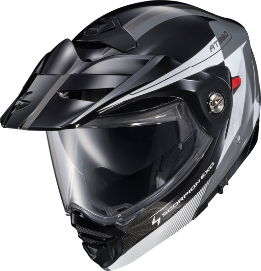 Exo-At960 Modular Helmet Topographic 2 Blk/Wht/Grey Lg